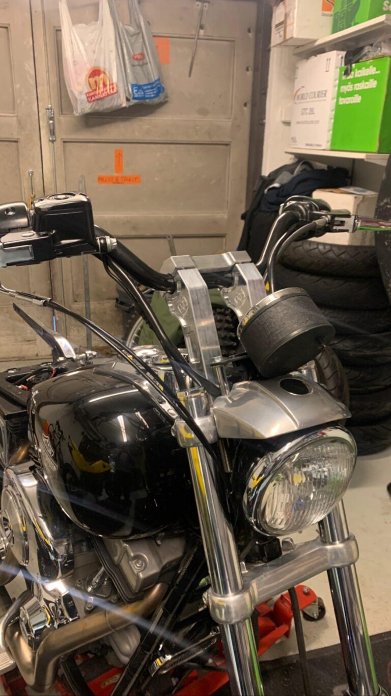 pull back risers harley davidson