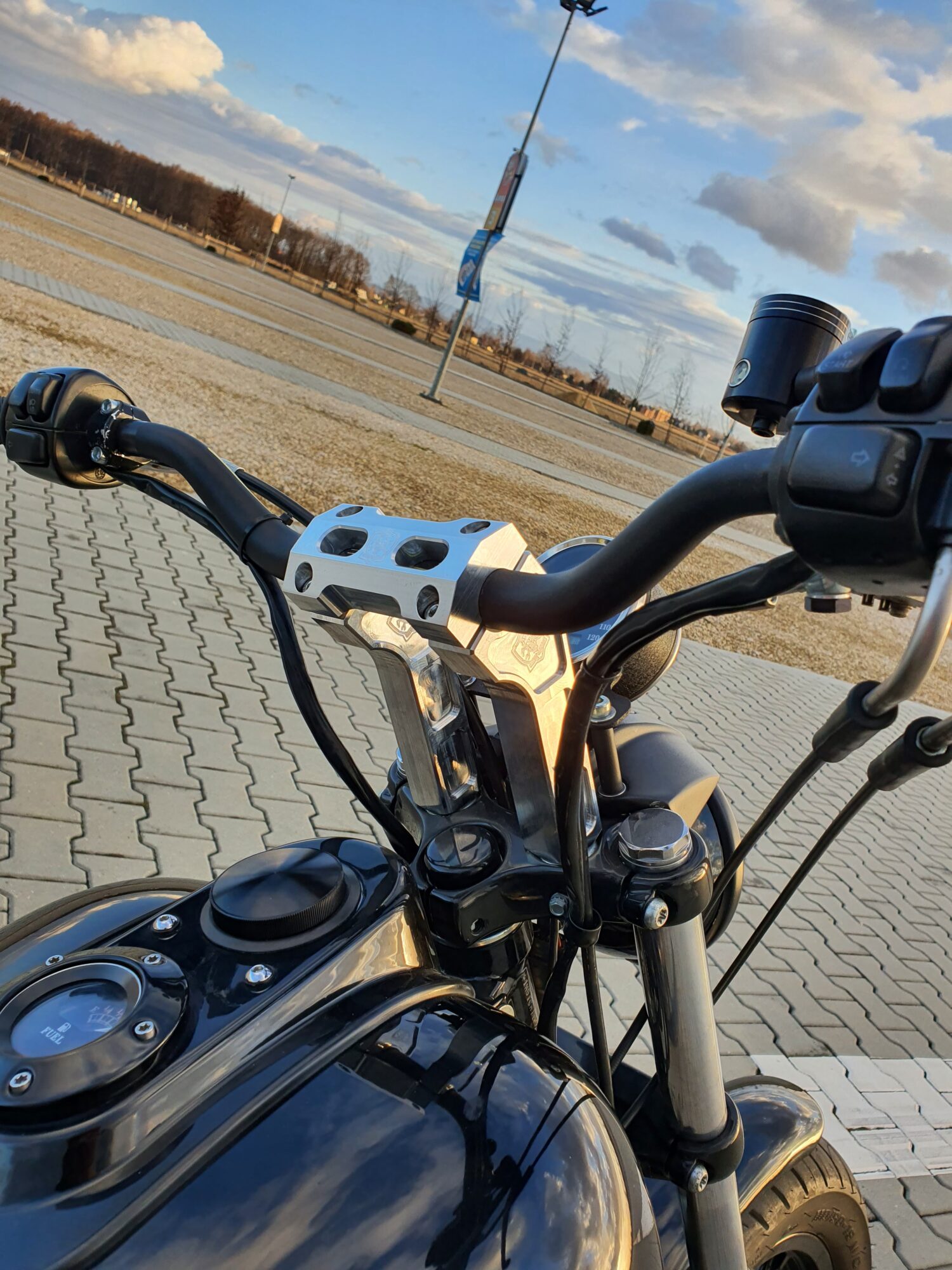 pull back risers harley davidson